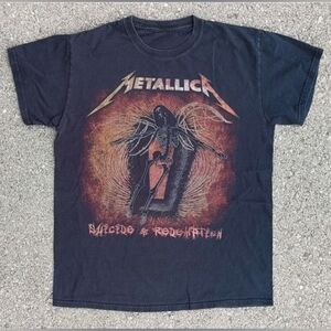 Vintage Metallica 2000s Graphic Shirt Y2K Streetwear Heavy Metal Tee Medium
